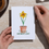 Thumbnail: Personalised Watercolour Daffodil Greeting Card