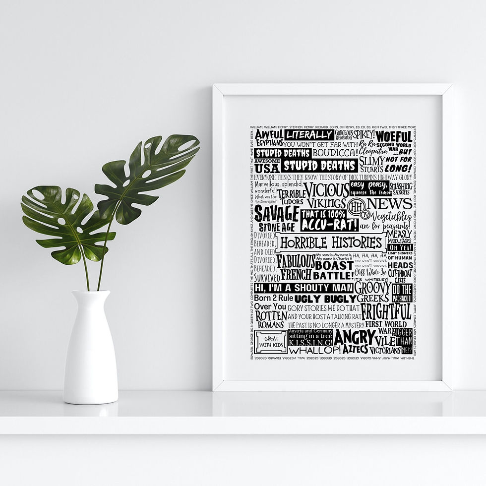 Horrible Histories Best Quotes Poster