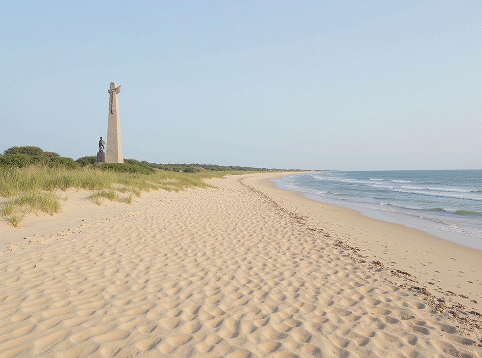 Normandy Landing beaches memorial site