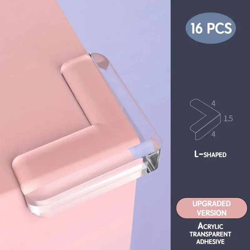 Thumbnail: 16-Piece Baby Corner Protectors | Soft Silicone Edge Guards for Child Safety