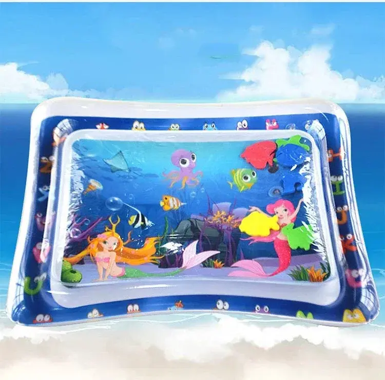 Thumbnail: Inflatable Baby Water Play Mat – Sensory Tummy Time Activity Mat for Infants
