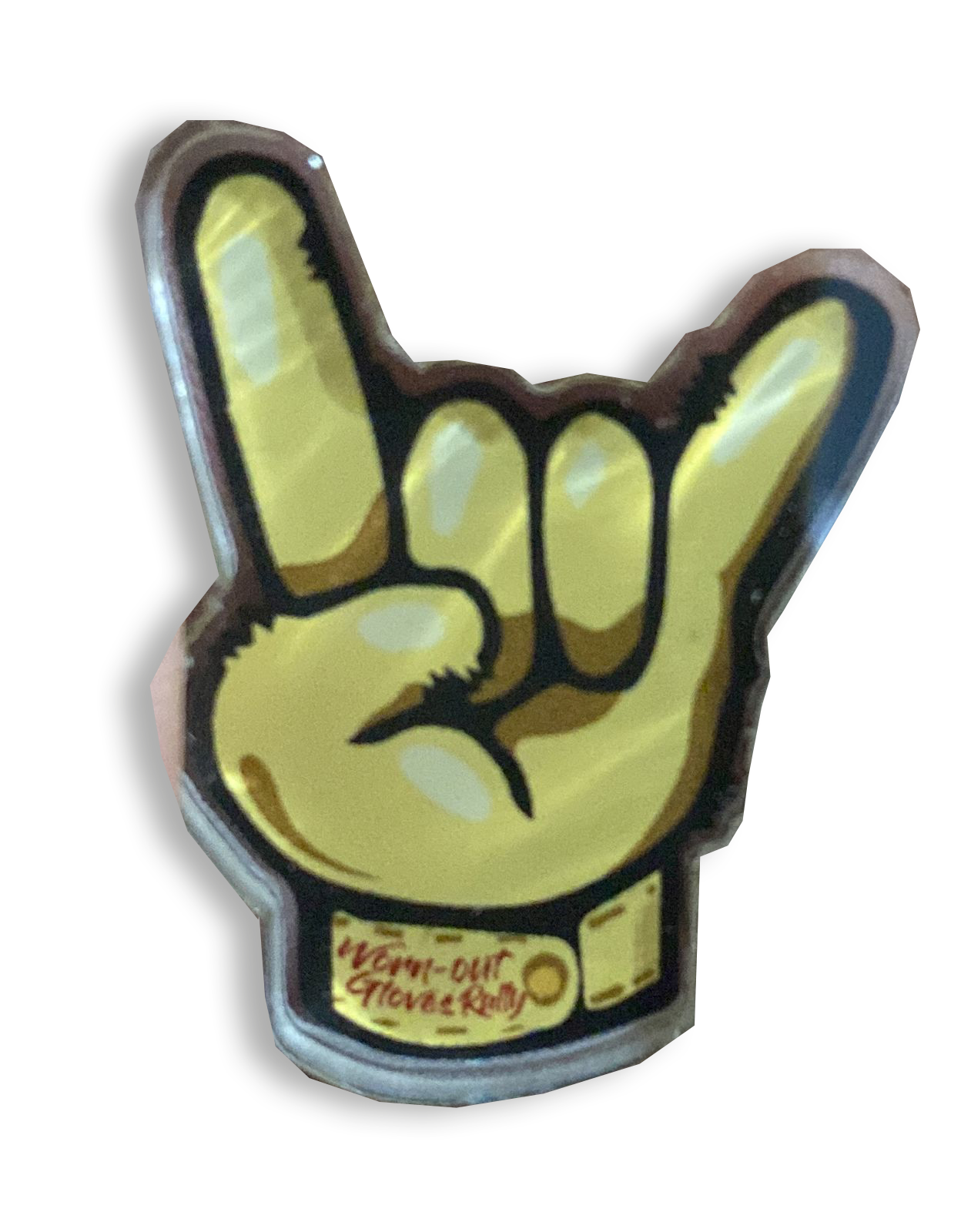 Pin Worn-Out Gloves