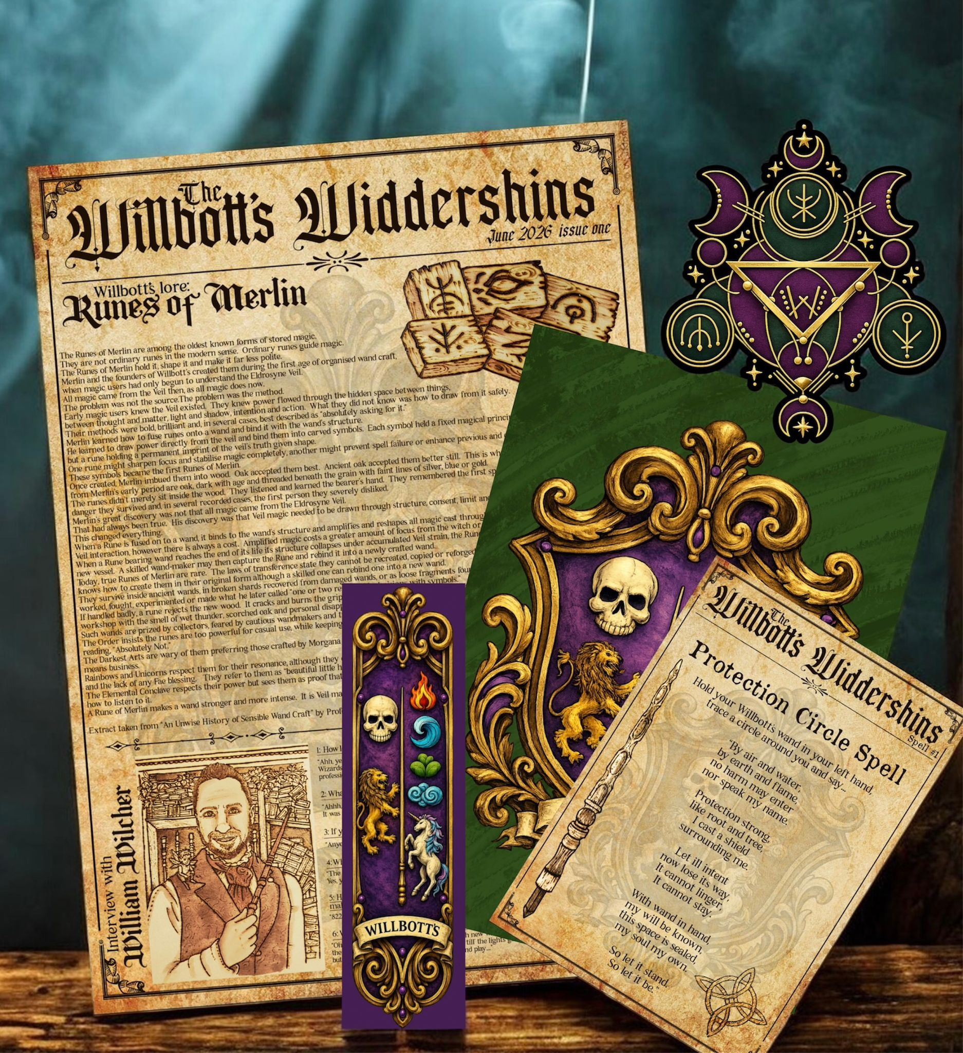 Willbott's Widdershins Monthly Newsletter and Opulence Wand Subscription