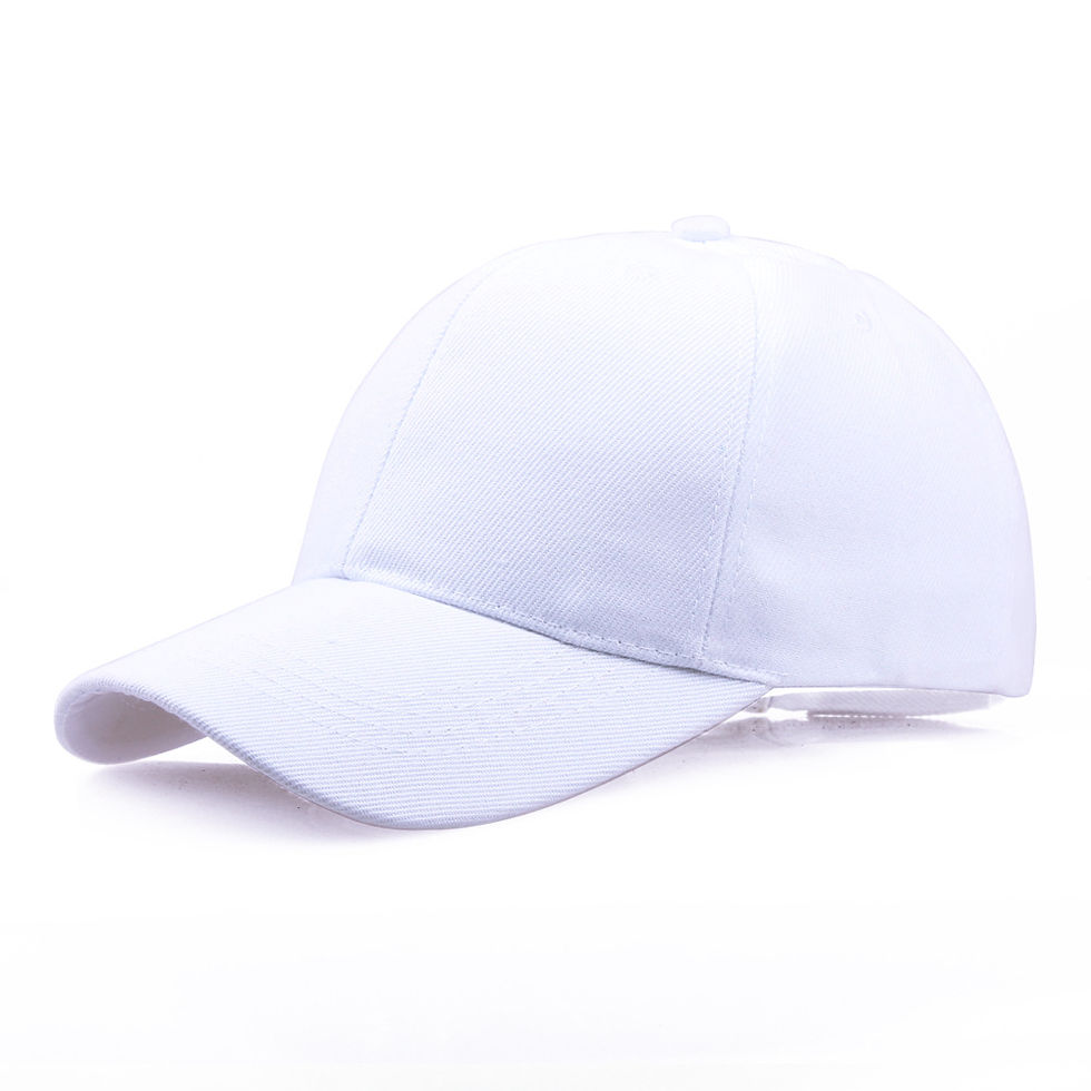 Miniatura: Men's Solid Colour Baseball Cap – Adjustable Snapback Casual Fitted Hat