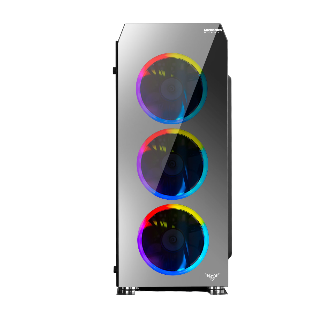 CASE GAMER MICRONICS MURANO MIC GC821, RGB, VIDRIO TEMPLADO USB 3.0/2.0