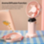 Thumbnail: Portable USB Mini Fan: Foldable Handheld Design for On-the-Go Cooling