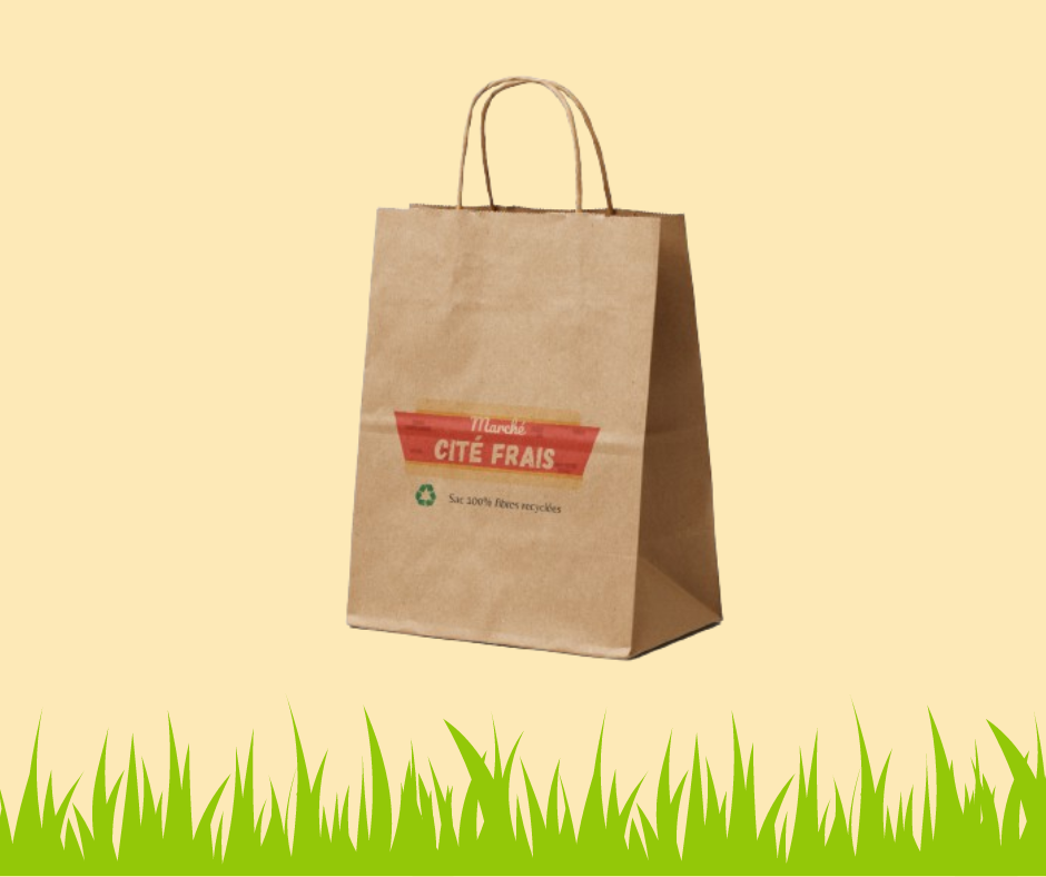 Sac en papier recyclé
