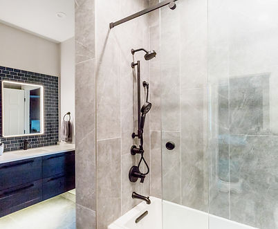 Residential Interior Design and Space Planning Bed and Bath Suite Magdalena Kiebala Interiors