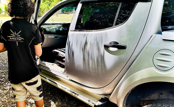 4 door ute window tinting - by SEQ TINTS