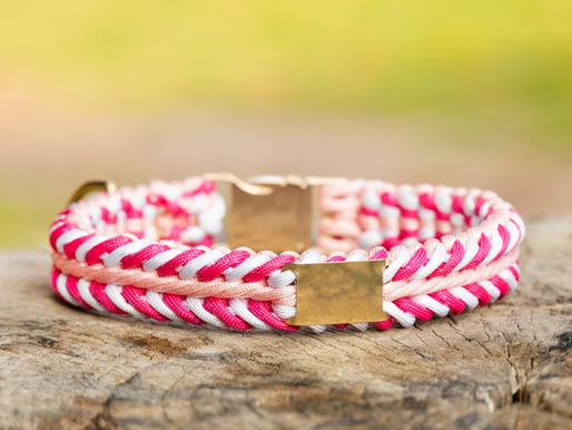 handmade fabric dog collars