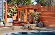 Outdoor sauna