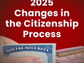 2025 Changes in the citizenship process with the image of a social security card