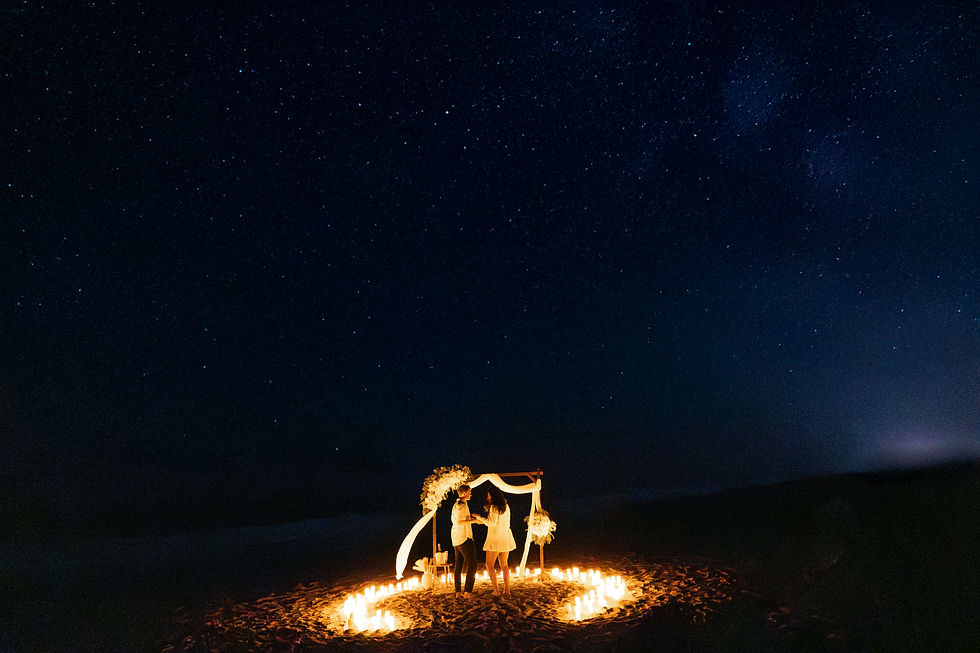 Wooden Arch with Drapery & Flowers