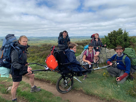 Rando-Bivouac en joëlette en Aubrac