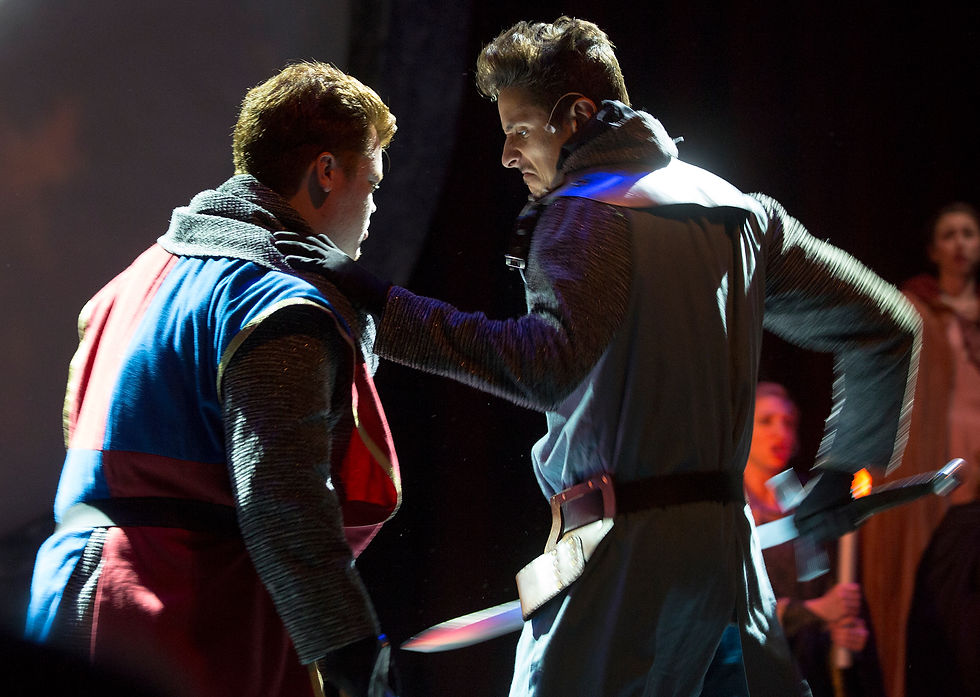 Lancelot slays Castor