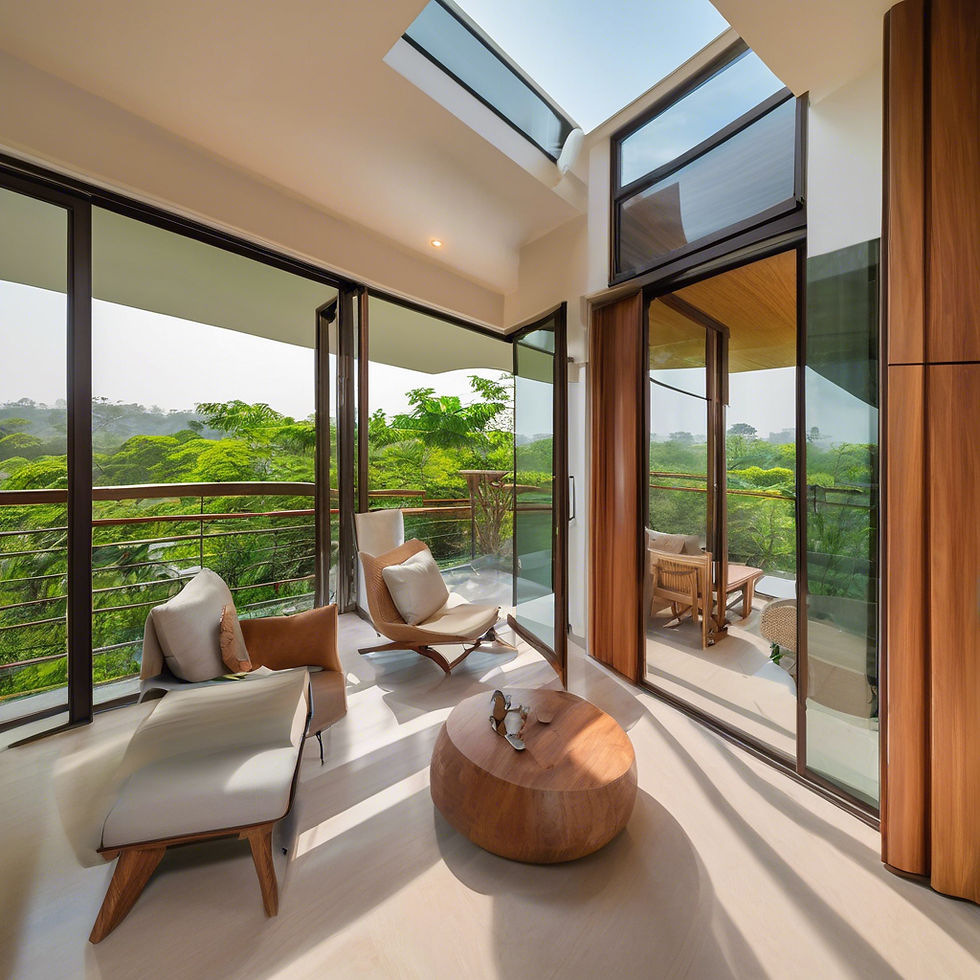 Modern home in Pune with energy-efficient aluminium sliding windows by Khidki by Aqeeq Enterprises