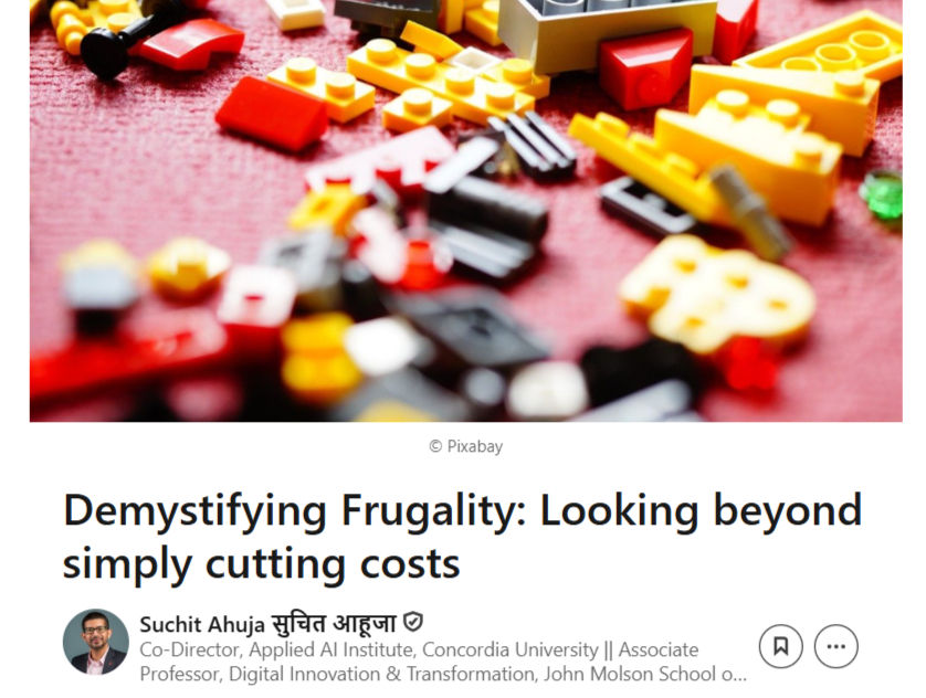 Demystifying frugality: Looking beyond simply cutting costs