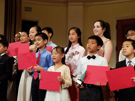 The 32nd MFHC Winners Concert, sponsored by the Chinese Fine Arts Society