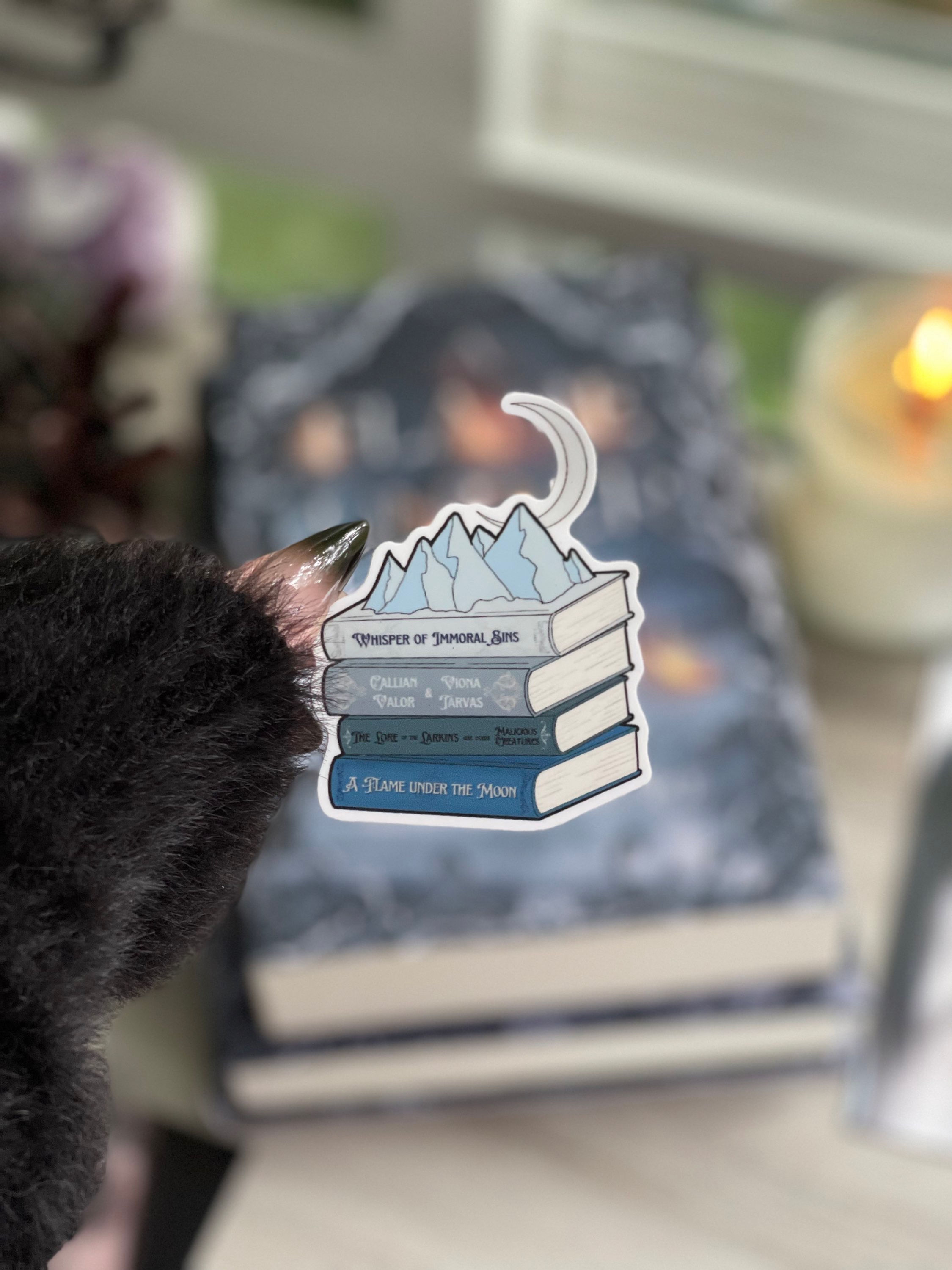 Book Stack: A Flame Under the Moon 2.5”