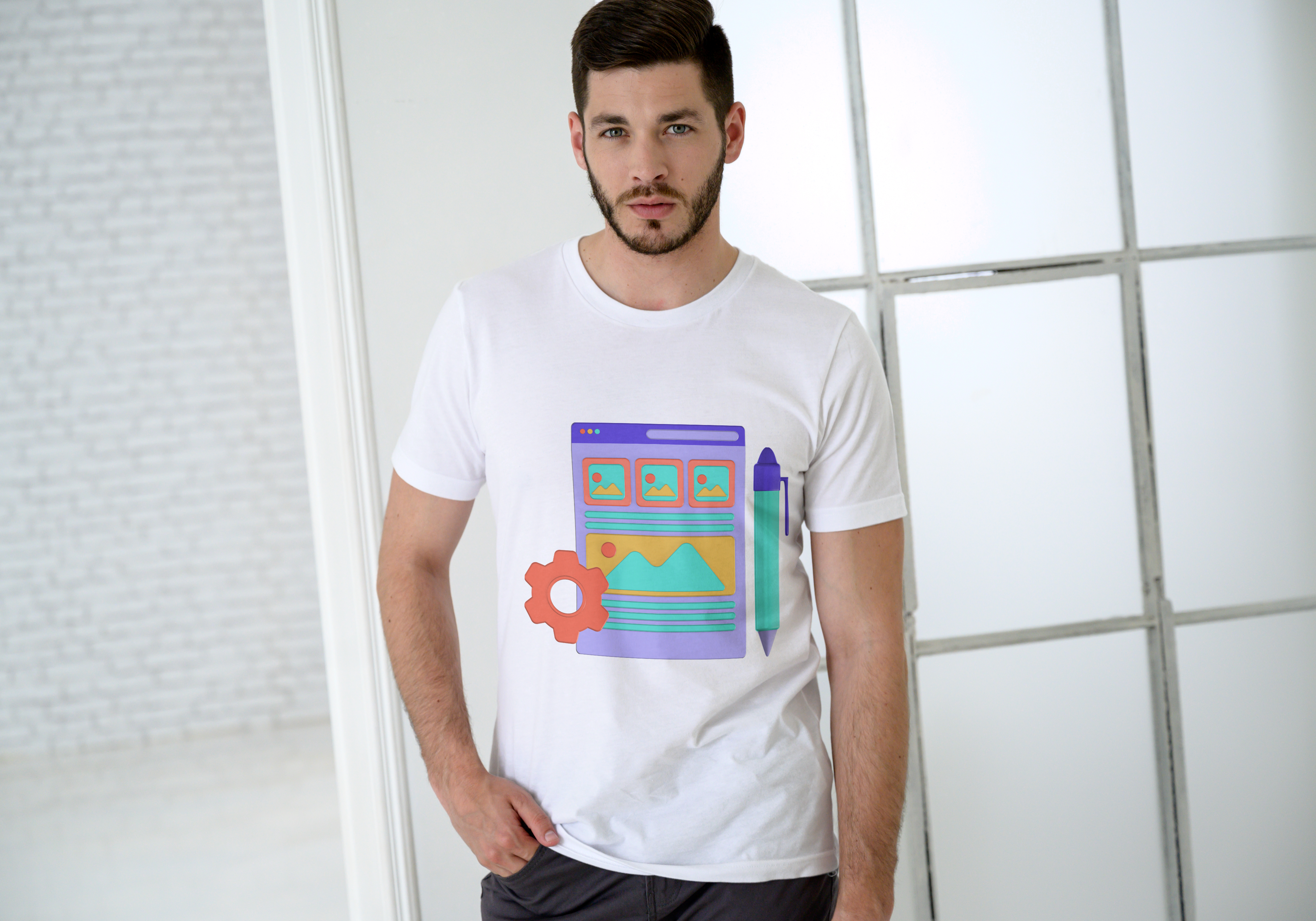 T-shirt para hombre diseños varios