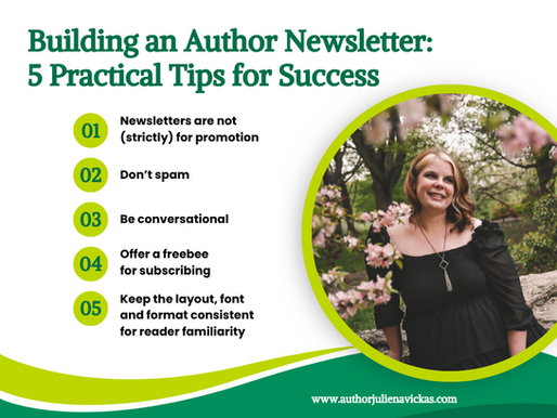 Building an author newsletter: 5 practical tips for success