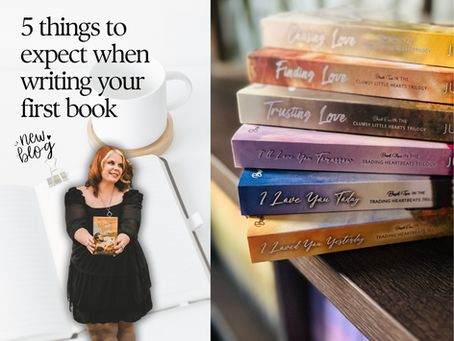 5 things to expect when writing your first book