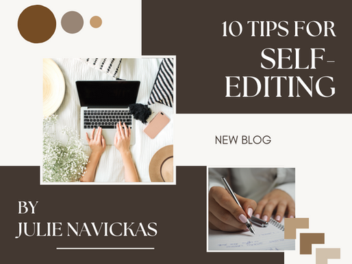Top 10 tips for self-editing