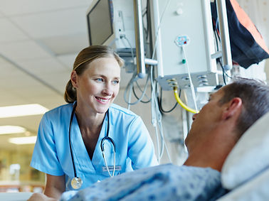 Nurse Assisting Patient