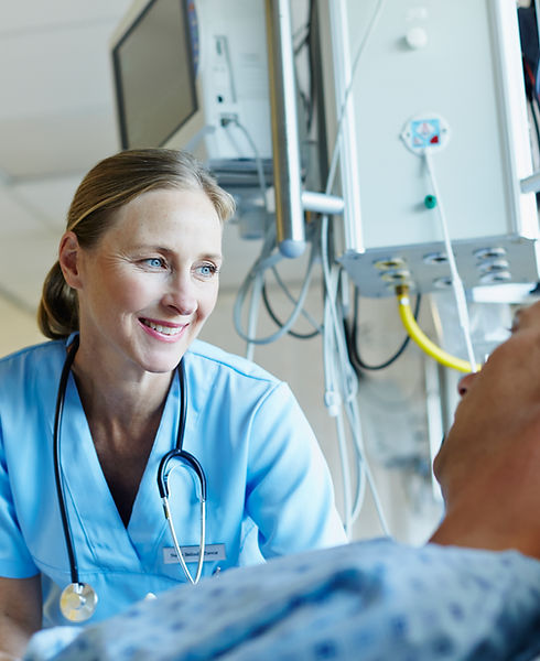 Infirmière et le patient