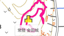 金田城跡への現地取材
