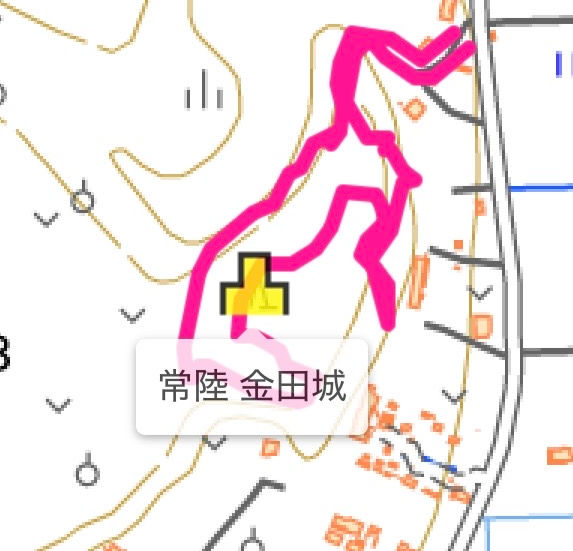 金田城跡への現地取材