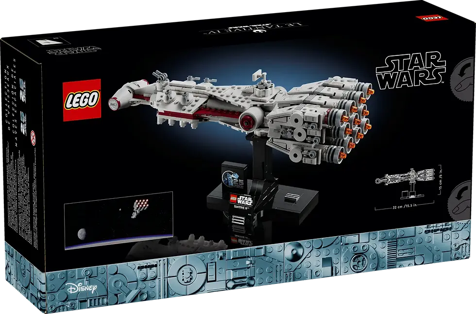 Thumbnail: LEGO Star Wars Tantive IV Build and Display Starship Vehicle Model 75376