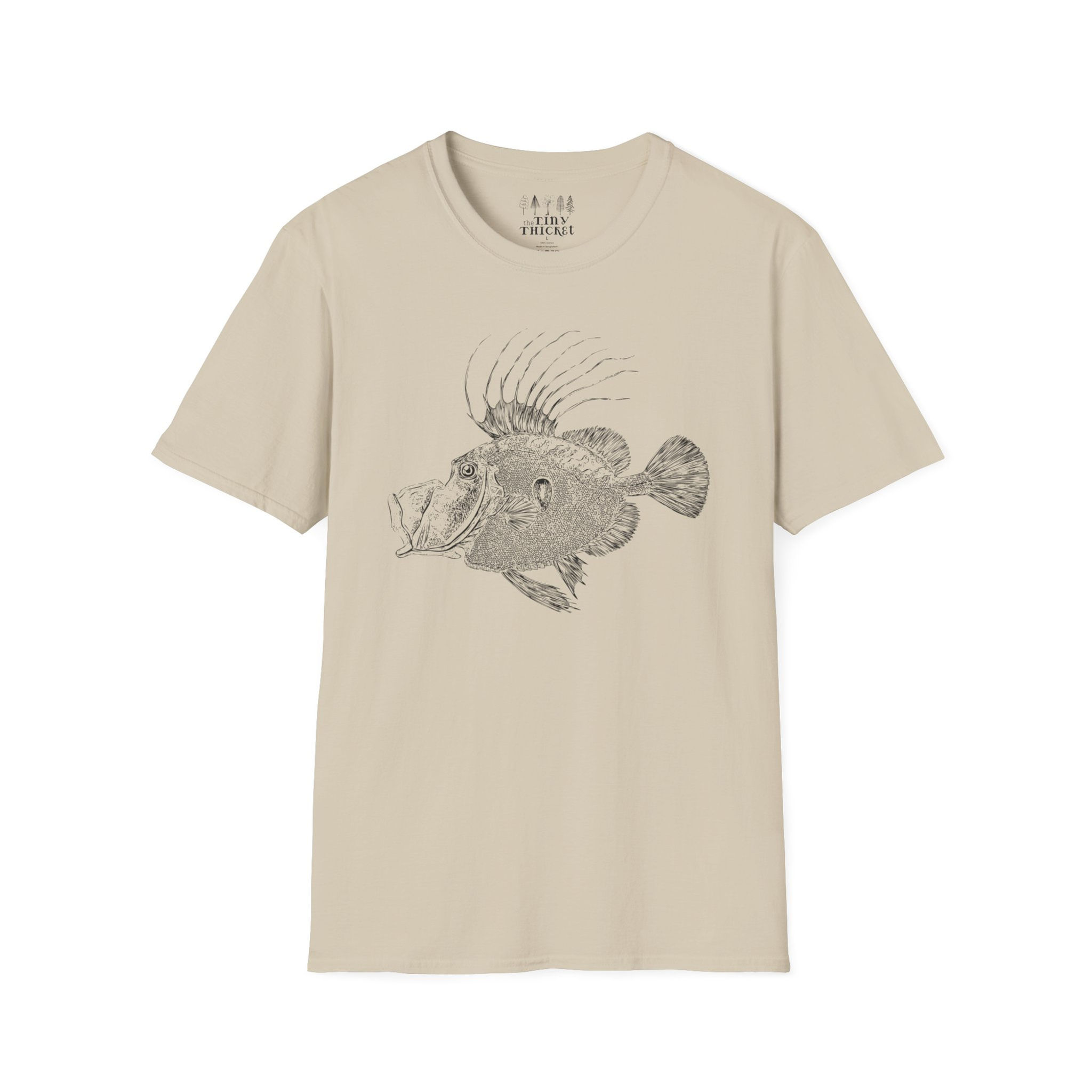 Angler Fish T-shirt front view