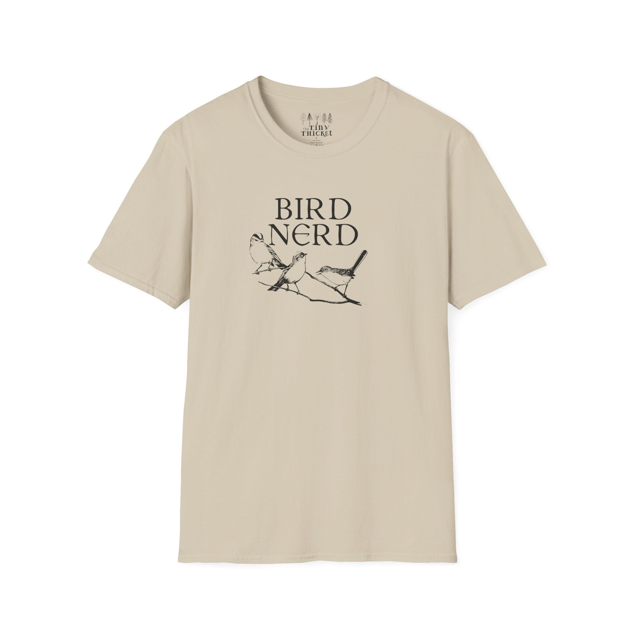 Bird Nerd T-shirt front view