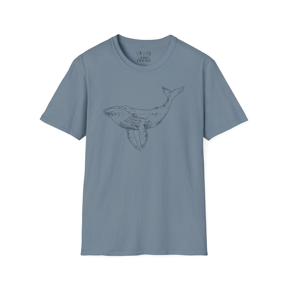 Thumbnail: Humpback Whale T-shirt front view