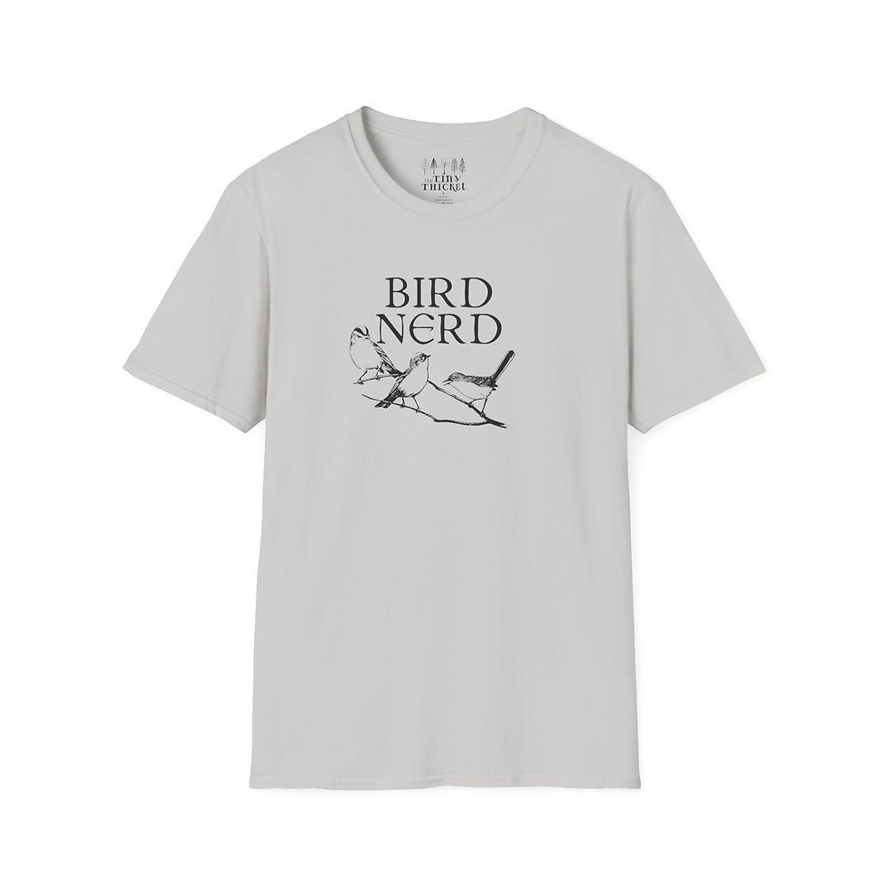Thumbnail: Bird Nerd T-shirt front view