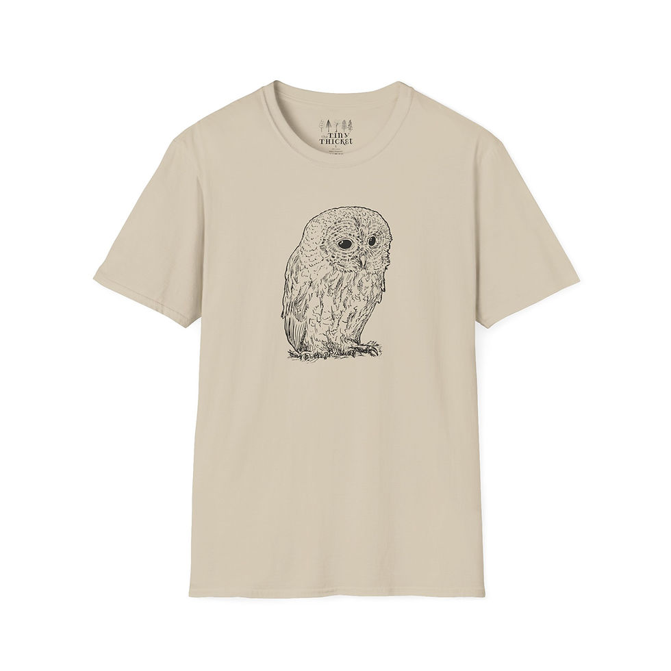 Barred Owl T-Shirt Fron View