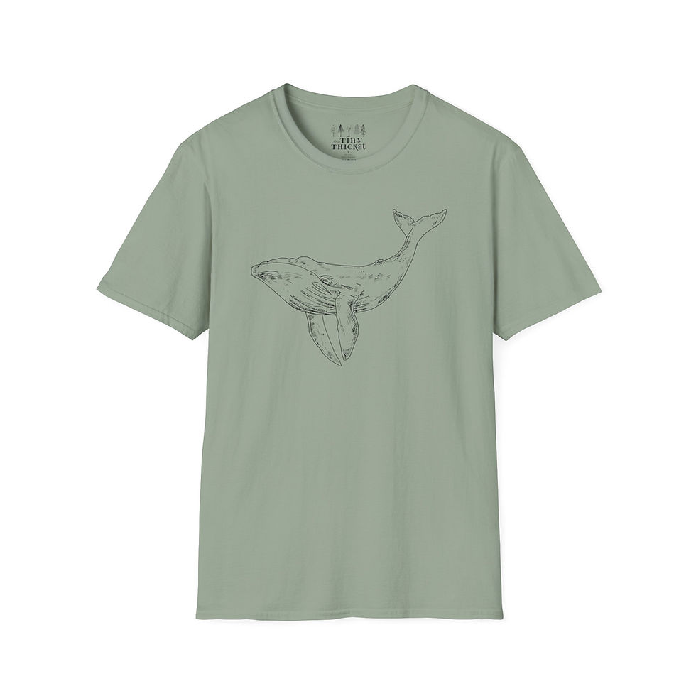 Thumbnail: Humpback Whale T-shirt front view