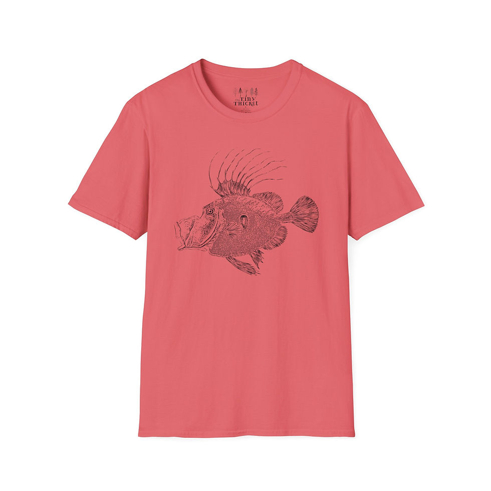 Angler Fish T-shirt front view