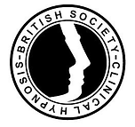 British Society of Clinical HypnosisCircular black and white twin head profile logo