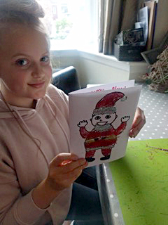 Lucy and Alex using Eco Glitter Fun craft glitter set to create sparkly Christmas crafts!