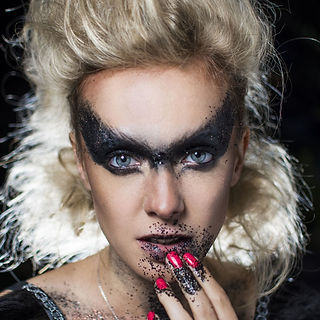 glitter halloween makeup looks