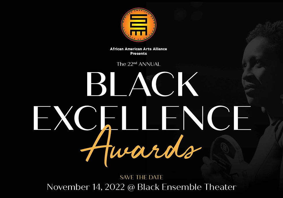 Black Excellence Awards presented by The African American Arts Alliance of Chicago