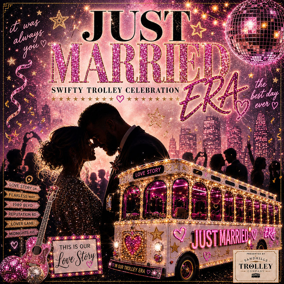 Just Married Era: Swifty Trolley Celebration