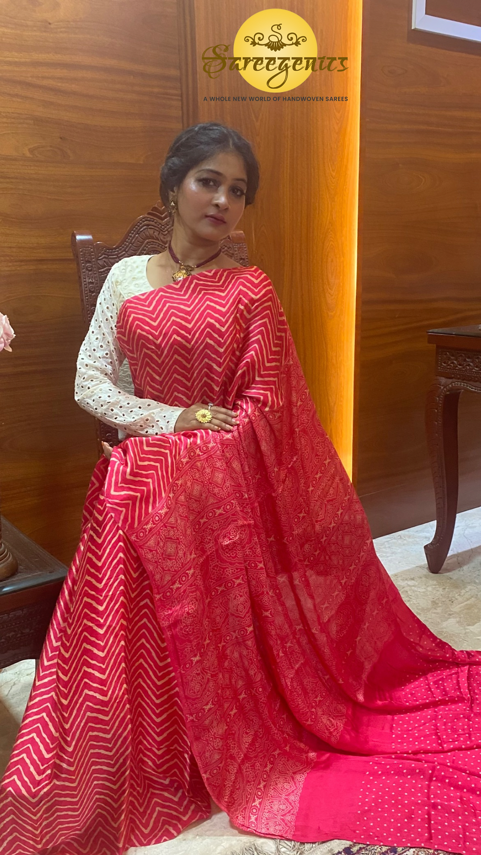 Thumbnail: Modal silk saree