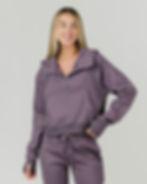 Lavender Retreat 1/4 Zip Sweatshirt