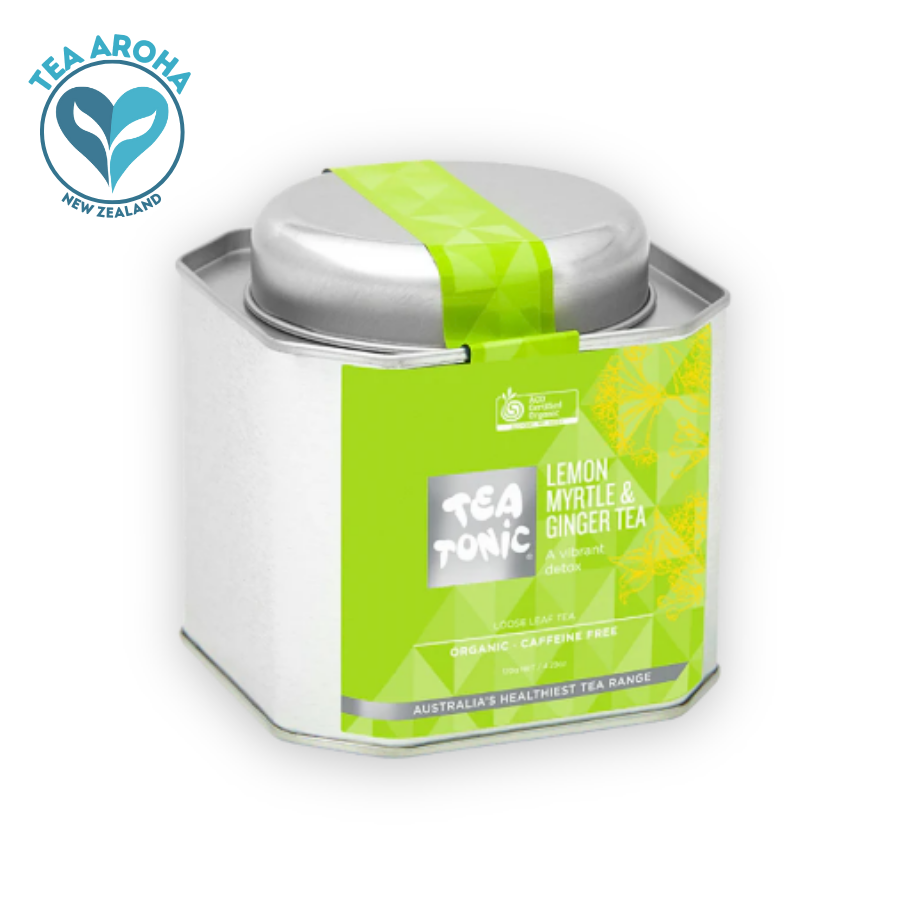 Tea Tonic Lemon Myrtle & Ginger Tea Loose Leaf Tin