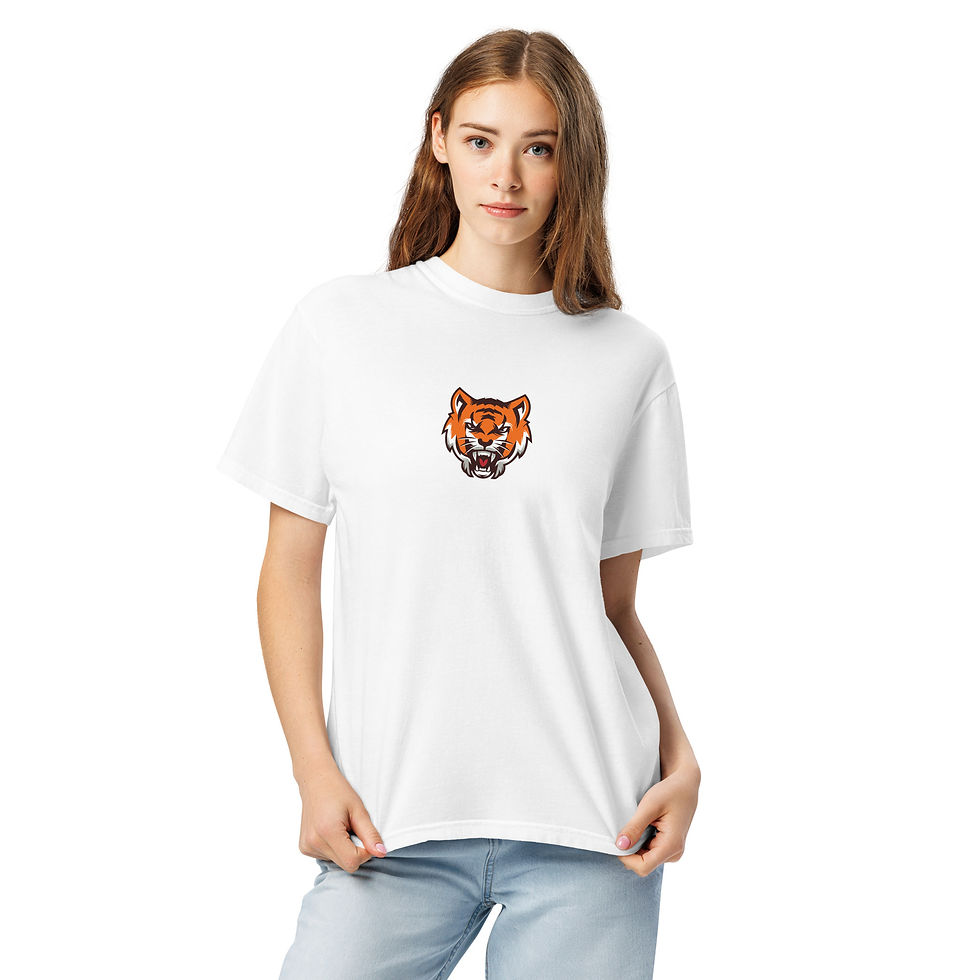 Thumbnail: Unisex Garment-Dyed Heavyweight T-Shirt | Aurelius tiger