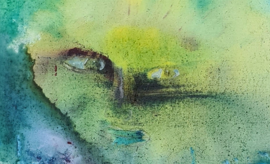 Peinture onirique – “Ne me regardez pas, je ne fais que passer”