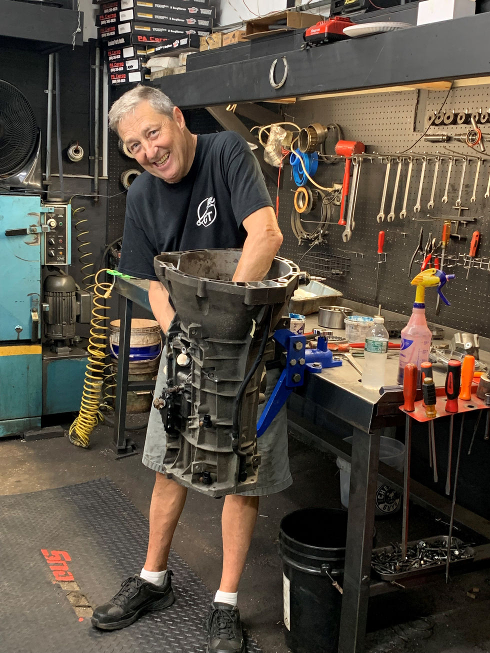 Bob rebuilding a chevy transmissions